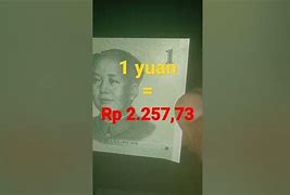 5 Rupiah Berapa Yuan