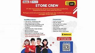 Loker Alfamart Jakarta Barat